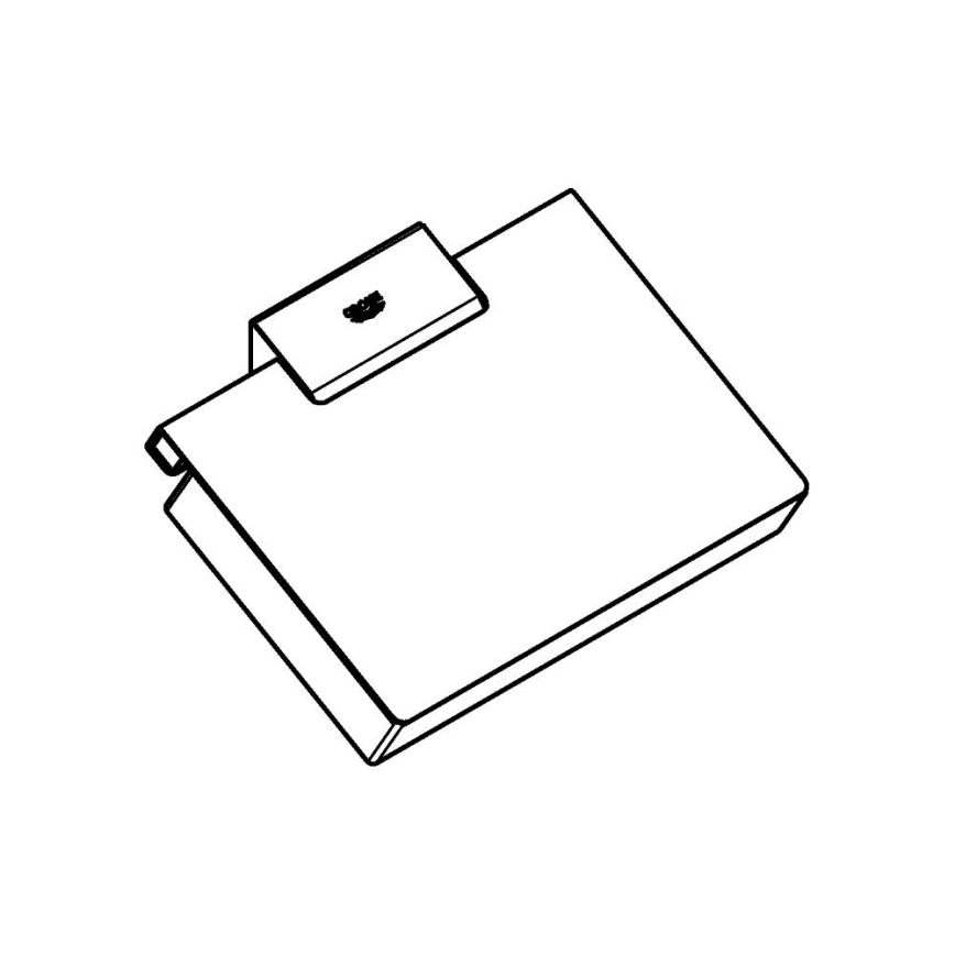 GROHE 40781000 - Uchwyt na papier toaletowy SELECTION CUBE, chrom błyszczący