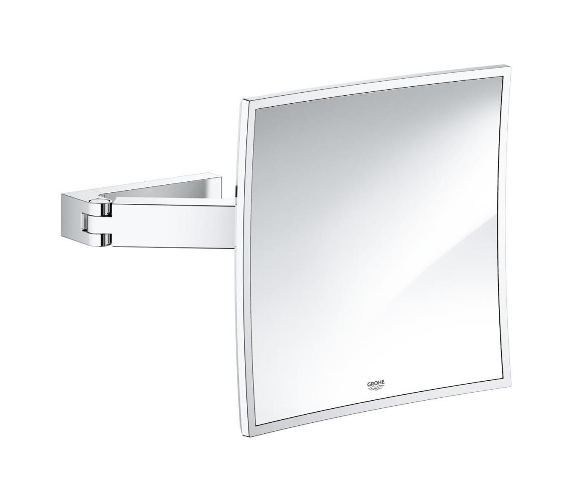 GROHE 40808000 - Lusterko kosmetyczne SELECTION CUBE 22,3 × 22,3 cm błyszczący chrom