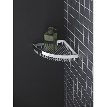 GROHE 40809000 - Druciana mydelniczka SELECTION CUBE 20 × 20 cm chrom błyszczący