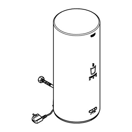 GROHE 40831001 - Zbiornik RED 7 l stal nierdzewna