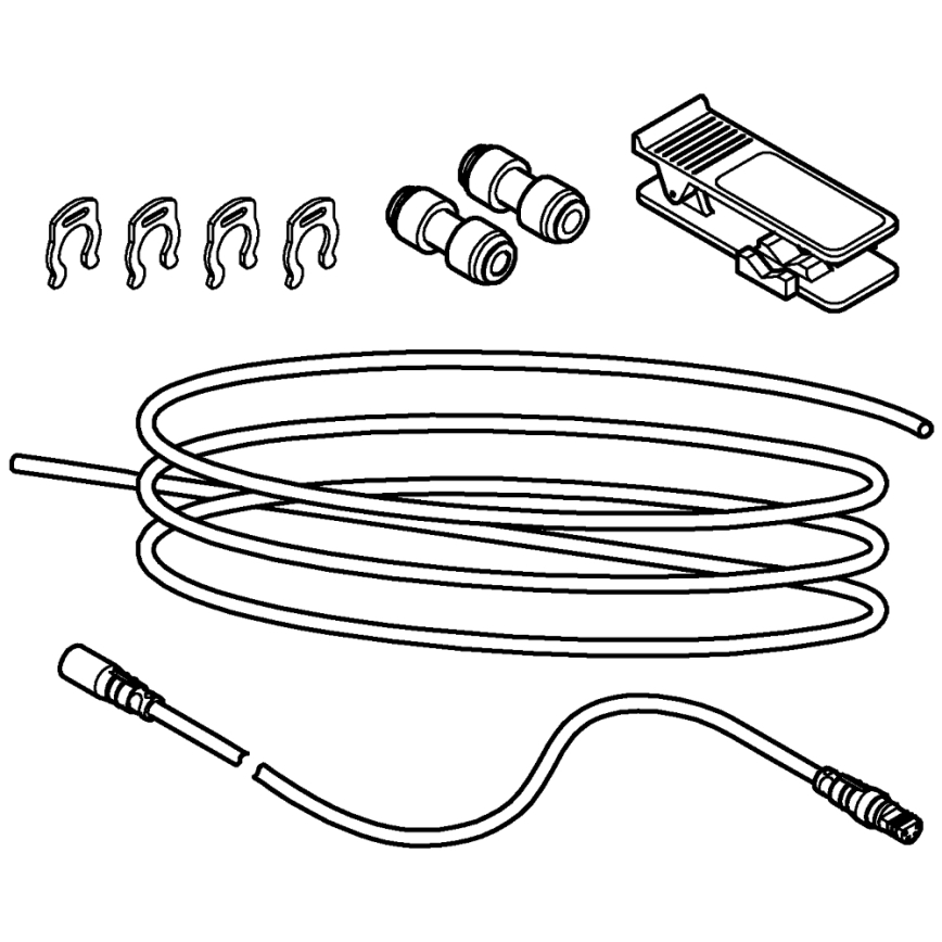 GROHE 40843000 - Zestaw przedłużający BLUE, błyszczący chrom