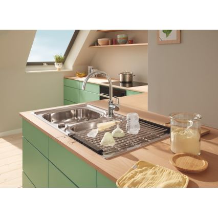 GROHE 40856SD0 - Ociekacz 450 × 348 mm, szczotkowana stal nierdzewna