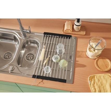 GROHE 40856SD0 - Ociekacz 450 × 348 mm, szczotkowana stal nierdzewna