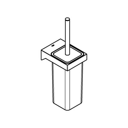 GROHE 40857000 - Zestaw do czyszczenia WC SELECTION CUBE, błyszczący chrom