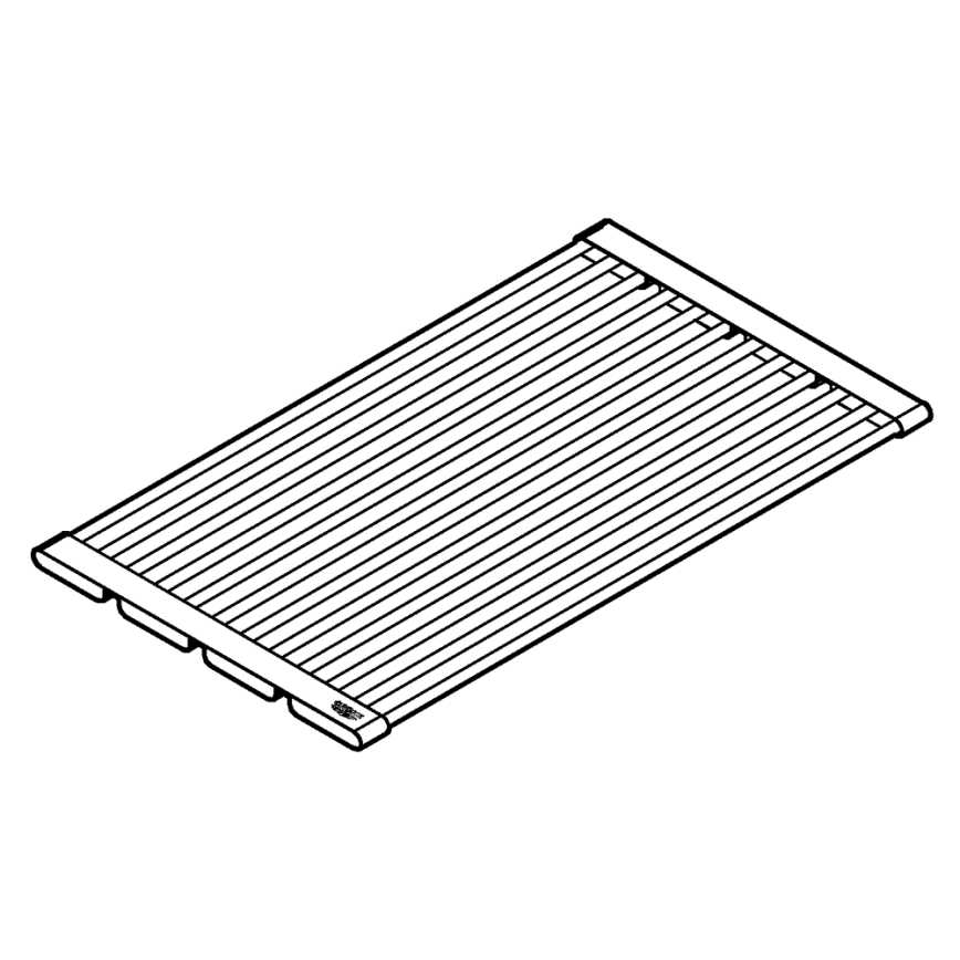 GROHE 40858SD0 - Ociekacz do naczyń 500 × 288 mm, stal nierdzewna