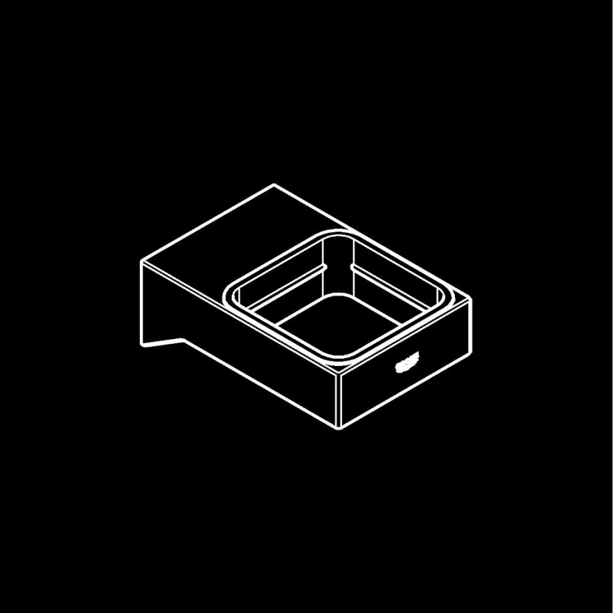 GROHE 40865000 - Uchwyt SELECTION CUBE chrom błyszczący