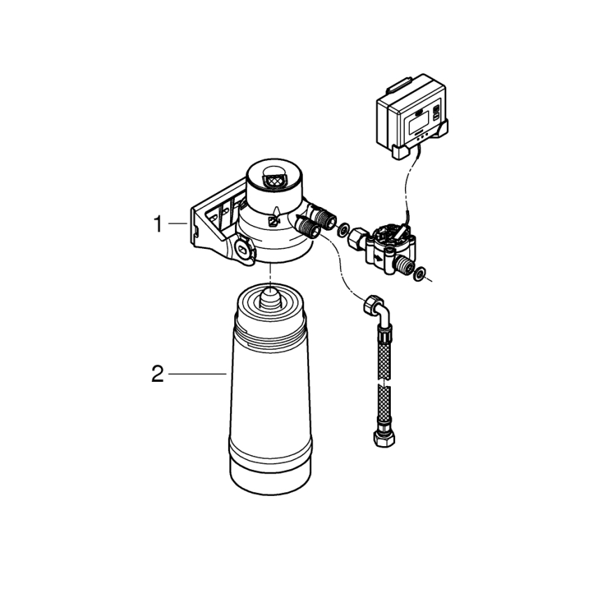 GROHE 40876000 - Zestaw startowy ULTRASAFE, błyszczący chrom