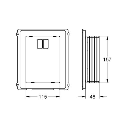 GROHE 40949000 - Studzienka rewizyjna RAPID