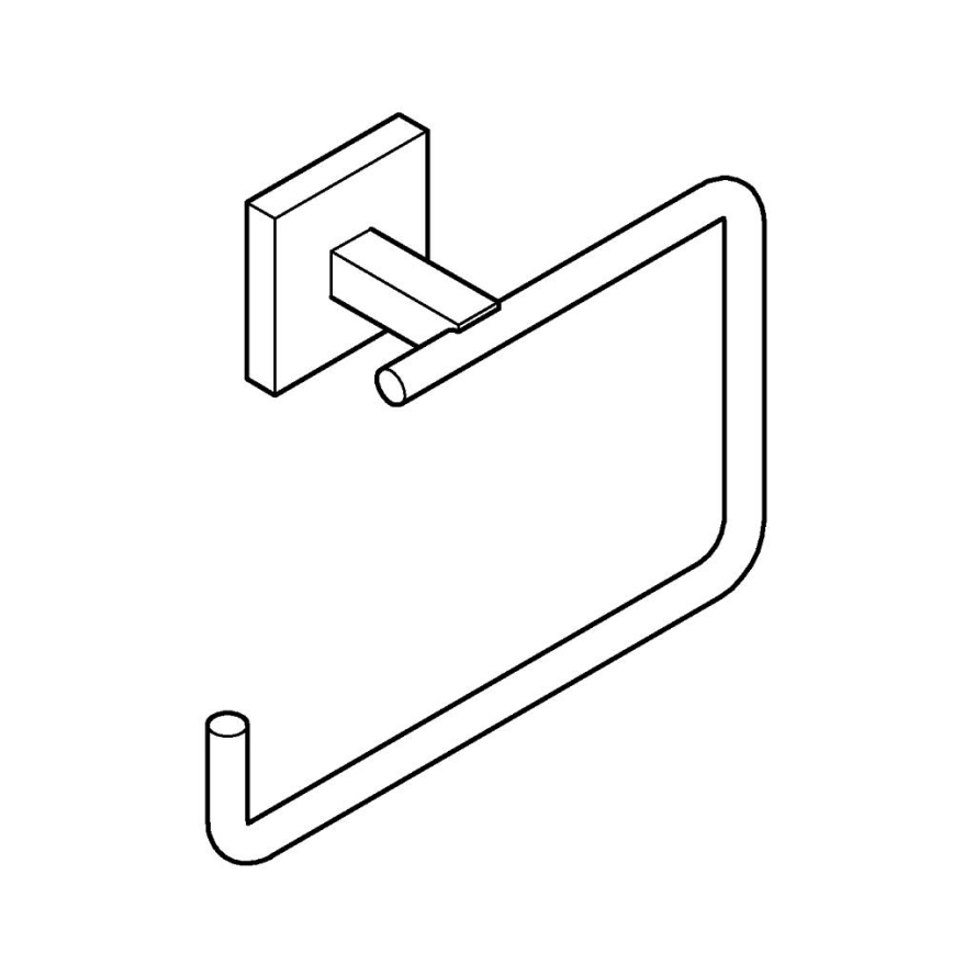 GROHE 409752430 - Uchwyt na ręczniki START CUBE 18,8 x 13,8 cm czarny