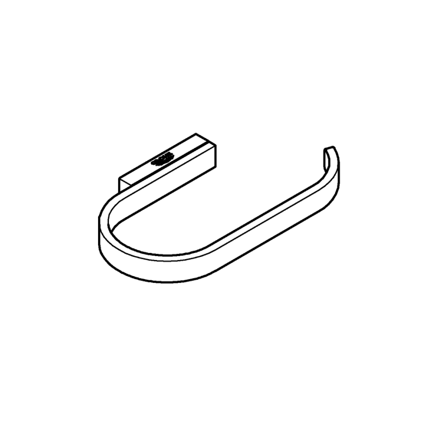 GROHE 41068DC0 - Uchwyt na papier toaletowy SELECTION 15,3 × 1,5 × 8,5 cm stal nierdzewna
