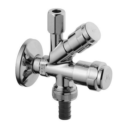 GROHE 41073000 - Zawór kątowy Kombi WAS 12” × 38” błyszczący chrom