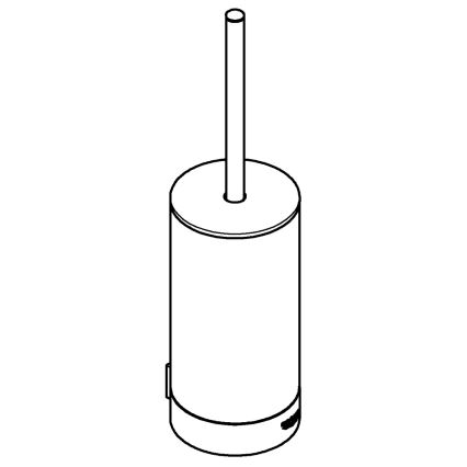 GROHE 41076GL0 - Zestaw do czyszczenia toalety SELECTION złoty