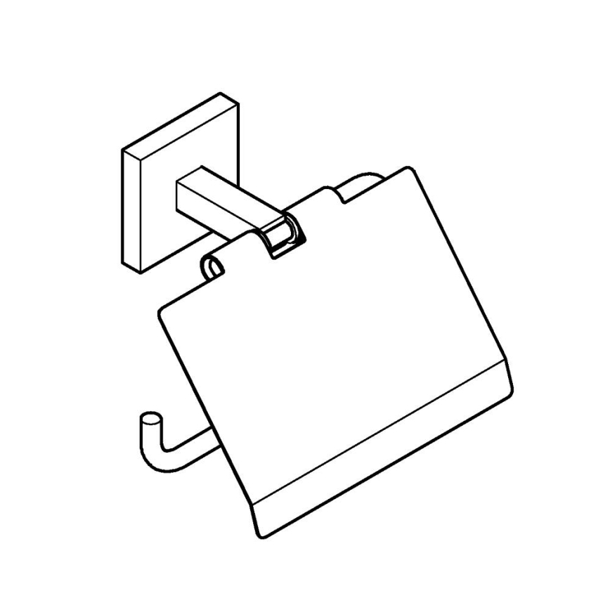 GROHE 411022430 - Uchwyt na papier toaletowy START CUBE czarny