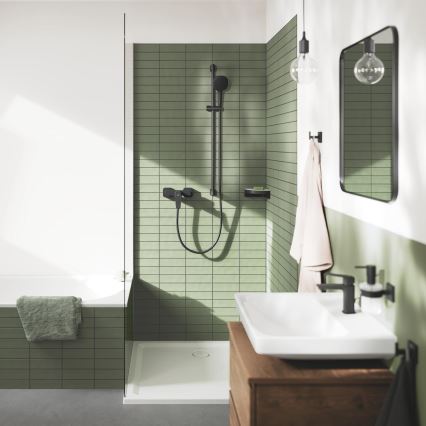 GROHE 411062430 - Narożna półka prysznicowa ESSENTIALS 250 × 250 mm czarna