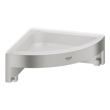 GROHE 41106DC0 - Narożna półka prysznicowa START CUBE 200 x 200 x 60 mm stal nierdzewna