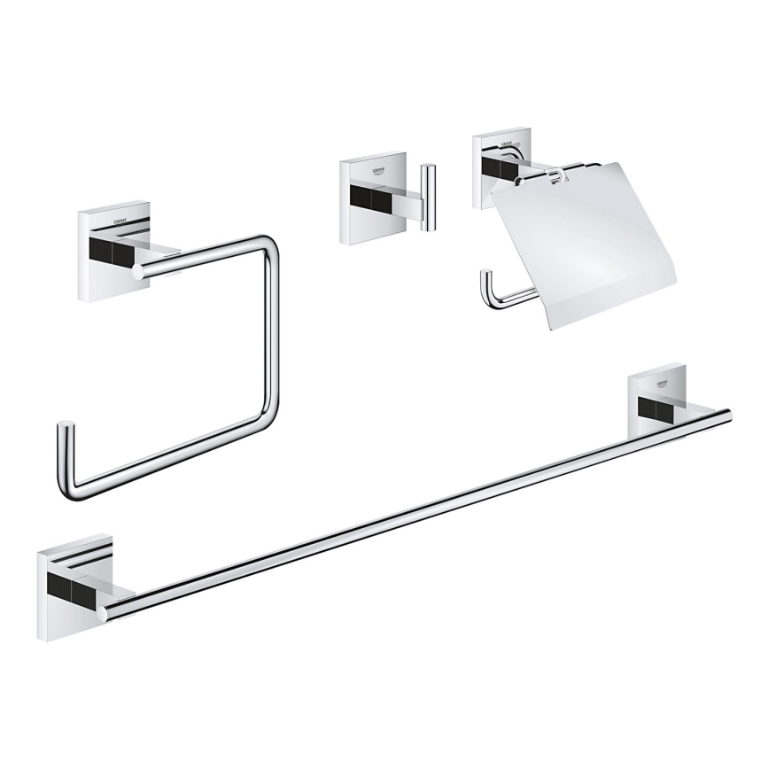 GROHE 41115000 - Zestaw akcesoriów START CUBE 558 mm chrom błyszczący