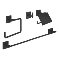 GROHE 411152430 - Zestaw akcesoriów START CUBE 558 mm czarny