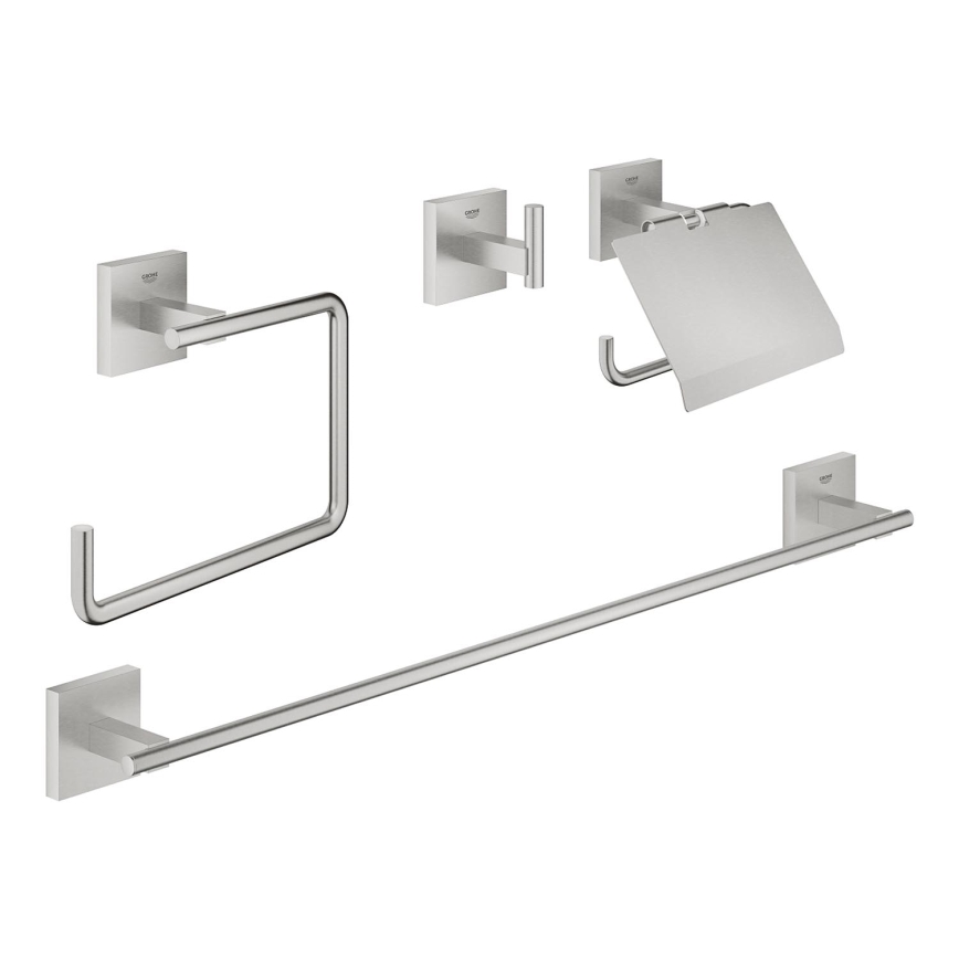 GROHE 41115DC0 - Zestaw akcesoriów START CUBE 558 mm chrom błyszczący
