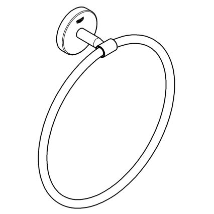 GROHE 41167000 - Uchwyt na ręczniki START COSMOPOLITAN średnica 200 mm chrom błyszczący