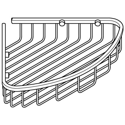 GROHE 41172000 - Półka narożna QUICKFIX START COSMOPOLITAN 30,3 × 5,3 cm chrom