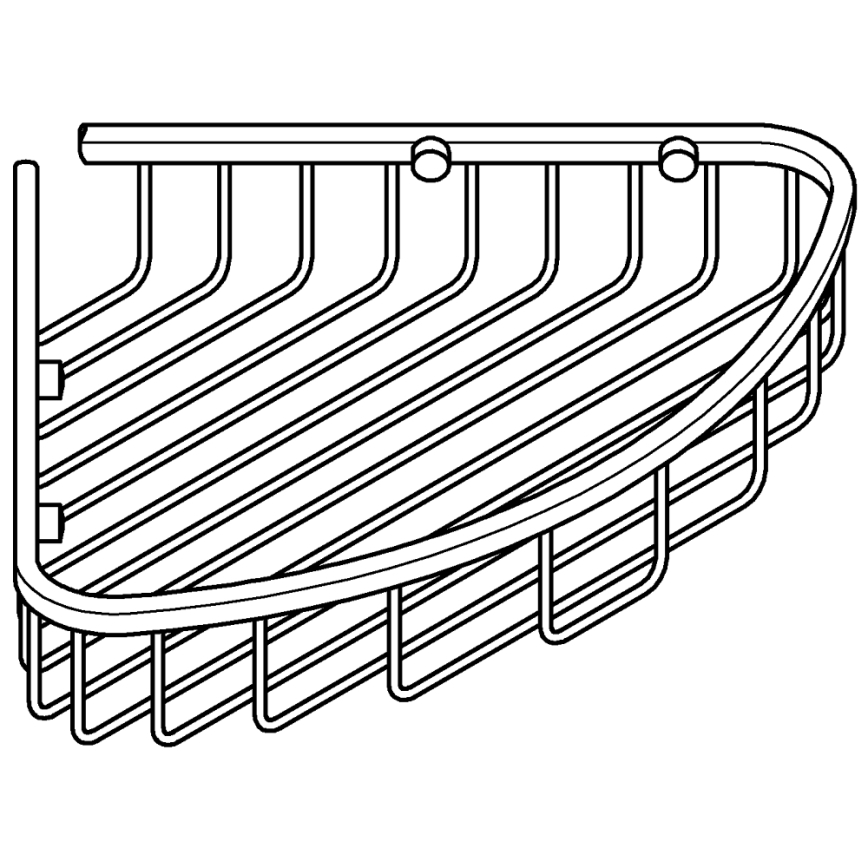 GROHE 41172000 - Półka narożna QUICKFIX START COSMOPOLITAN 30,3 × 5,3 cm chrom
