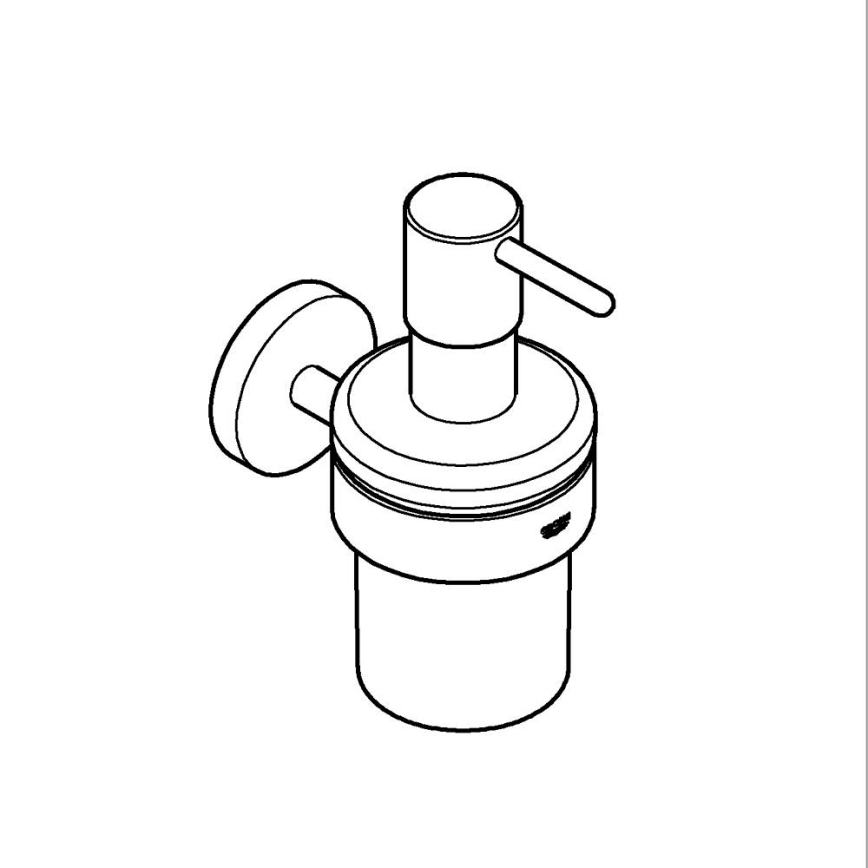 GROHE 411952430 - Dozownik mydła w płynie START 160 ml czarny