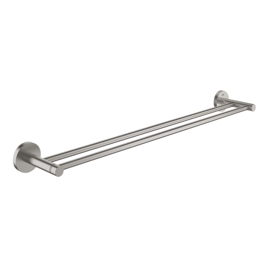 GROHE 41203DC0 - Dwuramienny wieszak na ręczniki START 654 mm, stal nierdzewna