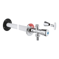 GROHE 41208000 - Zewnętrzny zawór ścienny EUROTEC DN 15 chrom błyszczący