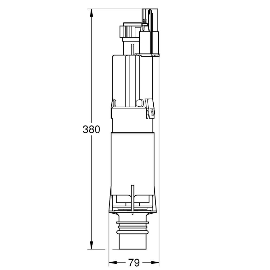 GROHE 42253000 - Zawór spustowy AV1, błyszczący chrom