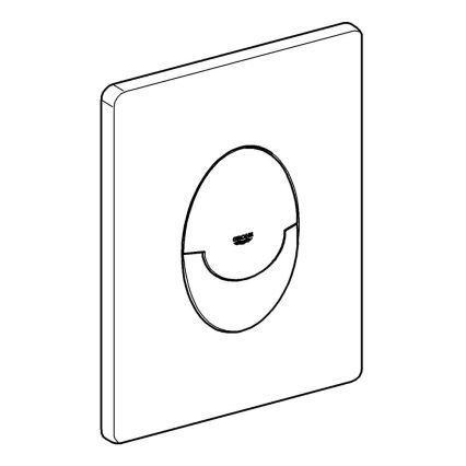 GROHE 42304SH0 - Przycisk spłukujący SKATE AIR 156 × 197 mm biały