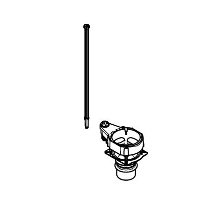 GROHE 42593000 - Gniazdo zaworu do spłuczki GD 2, białe