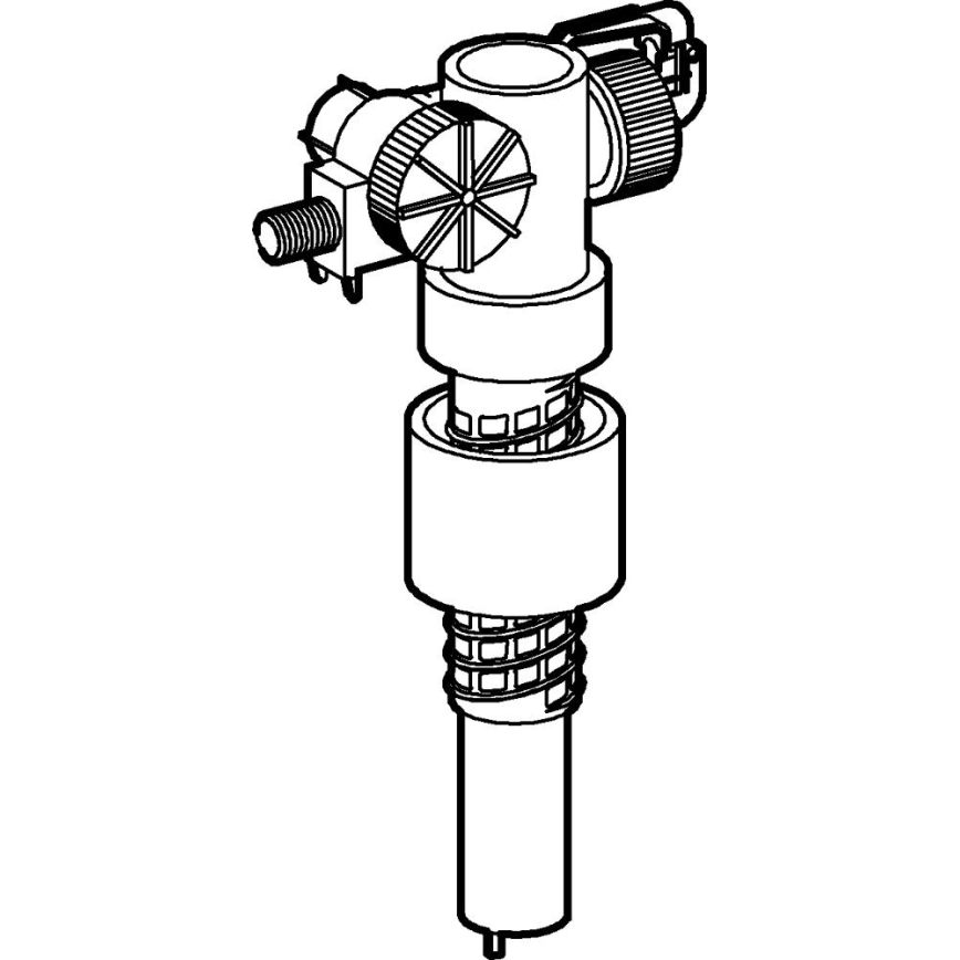 GROHE 43537000 - Biały zawór napełniający