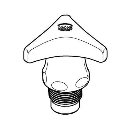 GROHE 45968000 - Nakładka DN 15 TRECORN chrom błyszczący