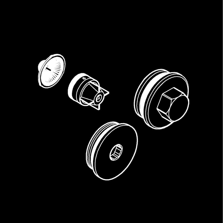 GROHE 47753000 - Zawór zwrotny, chrom błyszczący