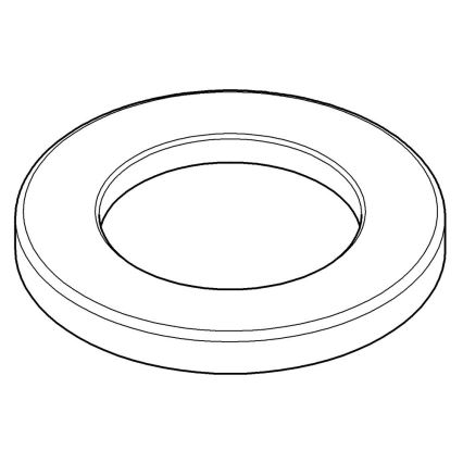 GROHE 48165000 - Płyta montażowa do jednouchwytowych baterii umywalkowych i bidetowych, chrom