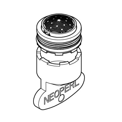 GROHE 48270000 - Perlator AquaGuide M 21,5 × 1 chrom błyszczący