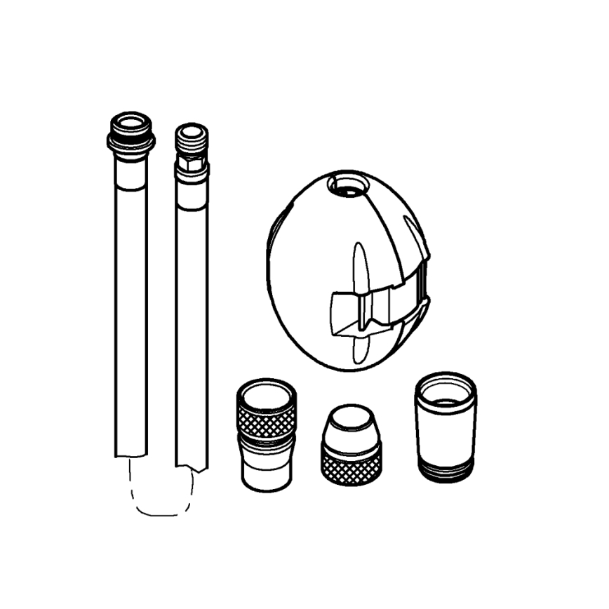 GROHE 48293000 - Uniwersalny wąż prysznicowy 1425 mm, błyszczący chrom
