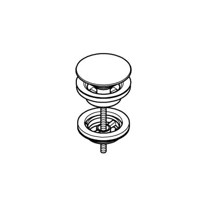 GROHE 65807000 - Zestaw odpływowy chrom błyszczący