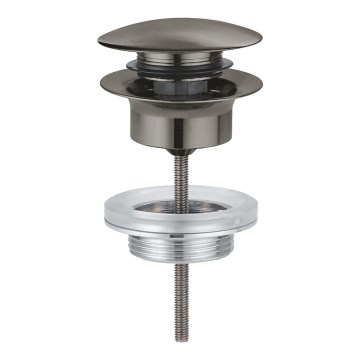 GROHE 65807AL0 - Zestaw odpływowy do umywalki z przelewem, grafit