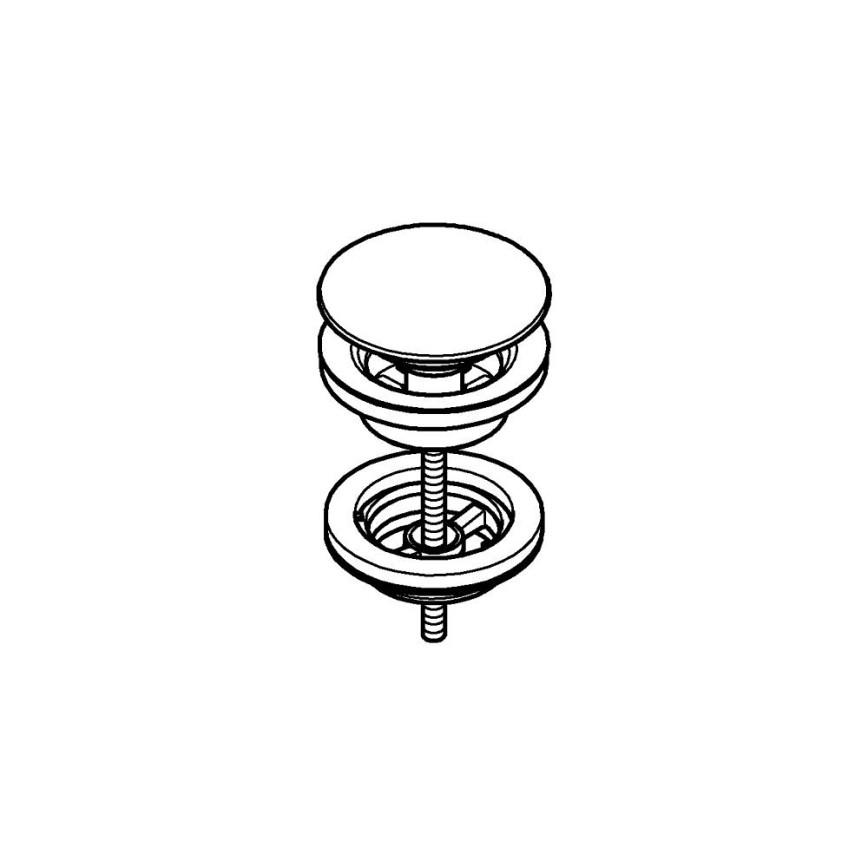 GROHE 65807DA0 - Złoty zestaw odpływowy