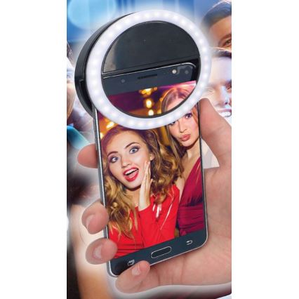 Grundig 10442 - LED Lampa pierścieniowa do selfie RING 3V