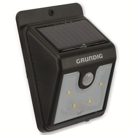 Grundig 111 - LED Solarny kinkiet z czujnikiem 4xLED