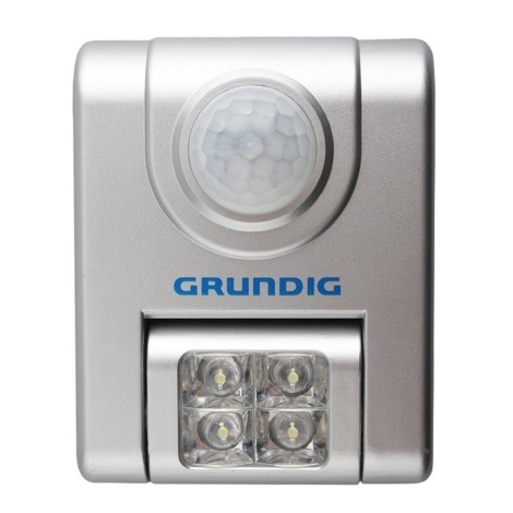 Grundig 117 - LED Kinkiet z czujnikiem 4xLED/3xAAA