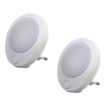 Grundig 121 - SADA 2x LED Nocne światełko do gniazdka 1xLED/230V Grundig 121 - SADA 2x LED Nocne światełko do gniazdka 1xLED/230V