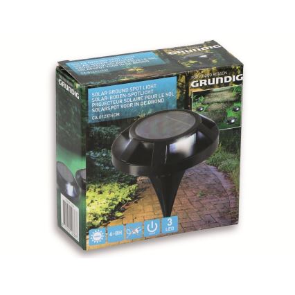 Grundig 12338 - LED Lampa solarna 3xLED/1xAAA