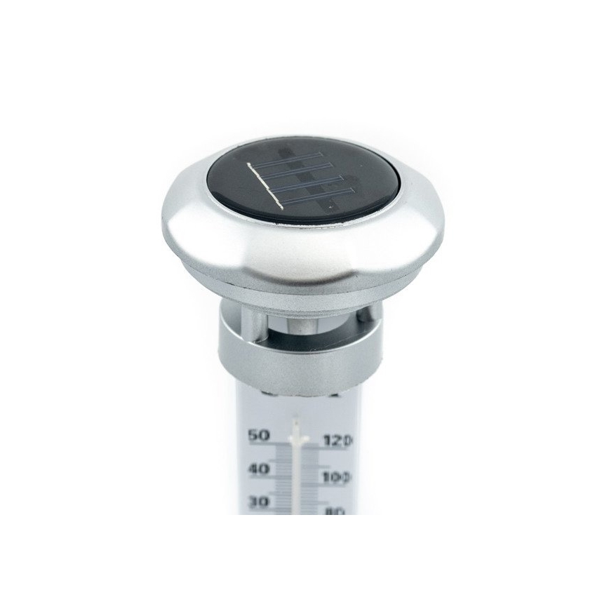 Grundig 89640 - Lampa solarna LED z termometrem, 1,2 V, 600 mAh, IP44