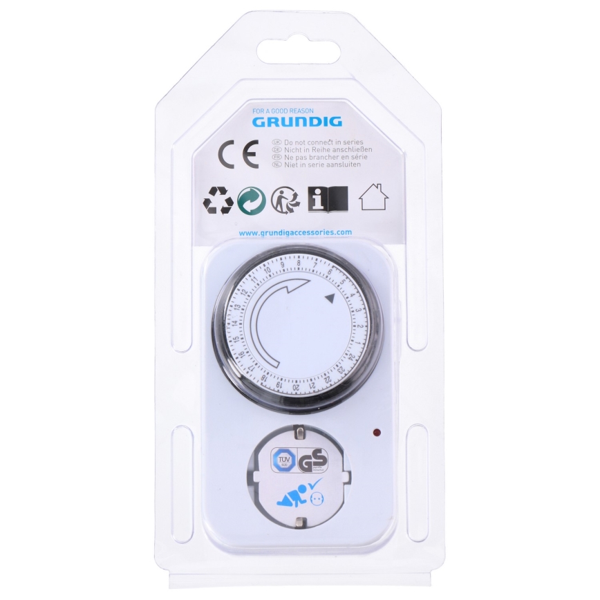 Grundig - Gniazdko z timerem 3500W/230V