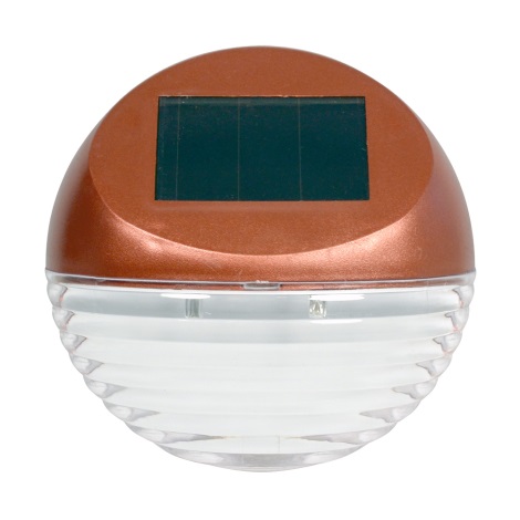 Grundig - LED Kinkiet solarny 2xLED/1xAA miedziany