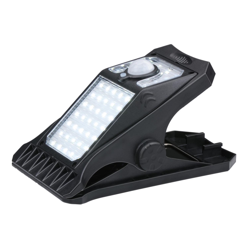 Grundig - LED Lampa solarna z czujnikiem CLIP-ON LED/9W/3,7V IP44