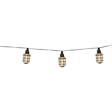 Grundig - LED Łańcuch solarny 10xLED 3,8m IP44 ciepła biel